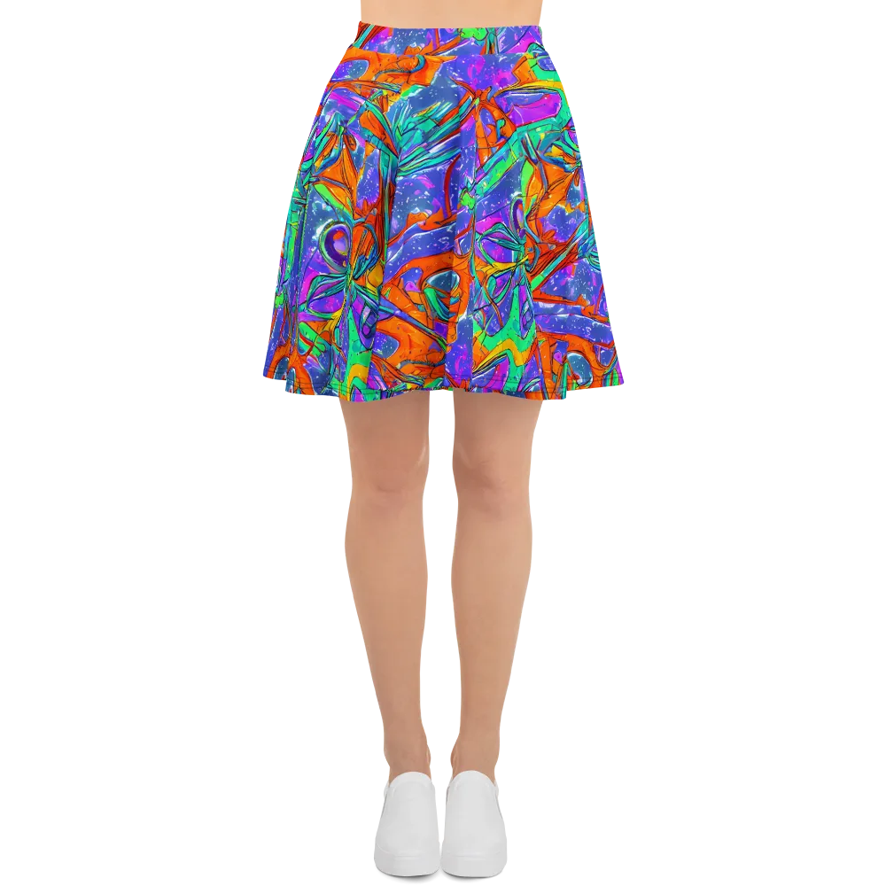 Hypercolor Splash on Skater Skirt — Front