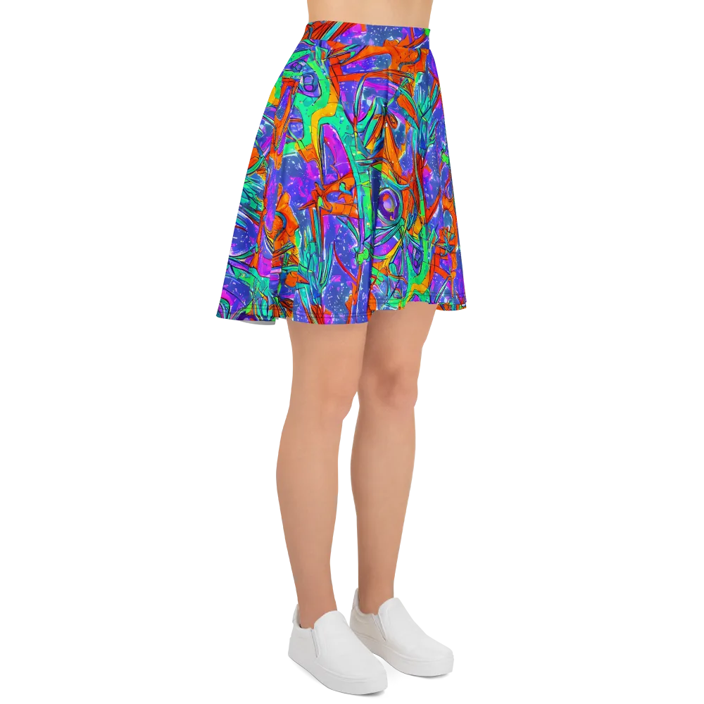 Hypercolor Splash on Skater Skirt — Right
