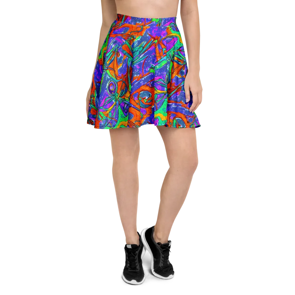Hypercolor Splash on Skater Skirt — Front