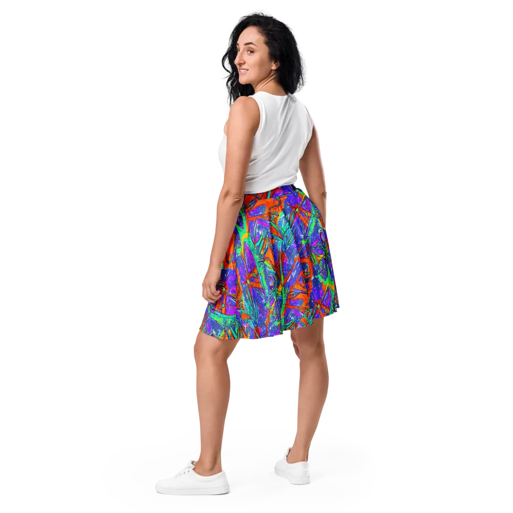 Hypercolor Splash on Skater Skirt — Back