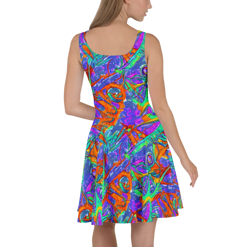 Hypercolor Splash on Skater Dress — Back