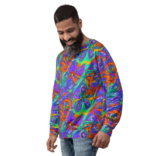 Hypercolor Splash on a Sweatshirt