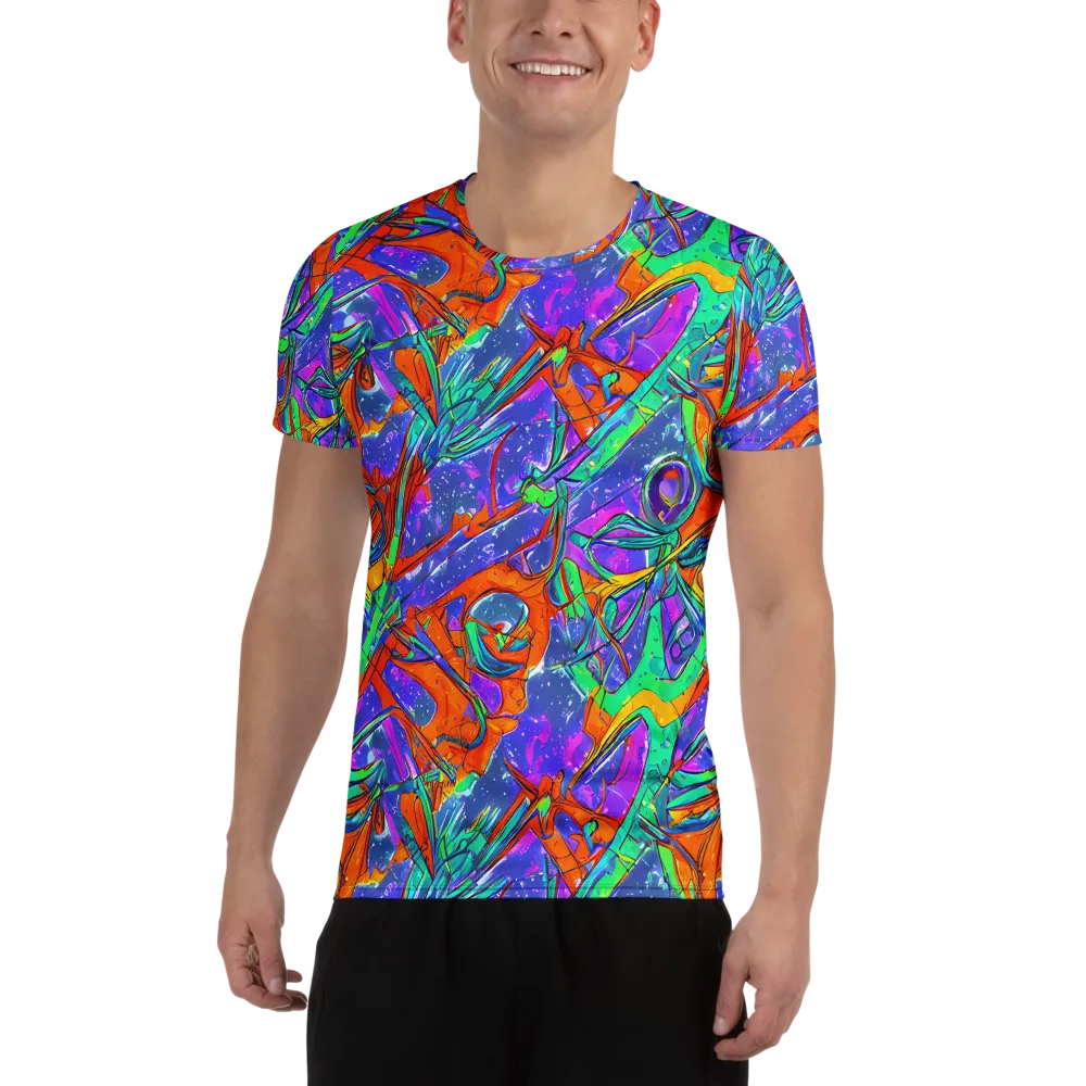 Hypercolor Splash on Men's Athletic T-Shirt — Front