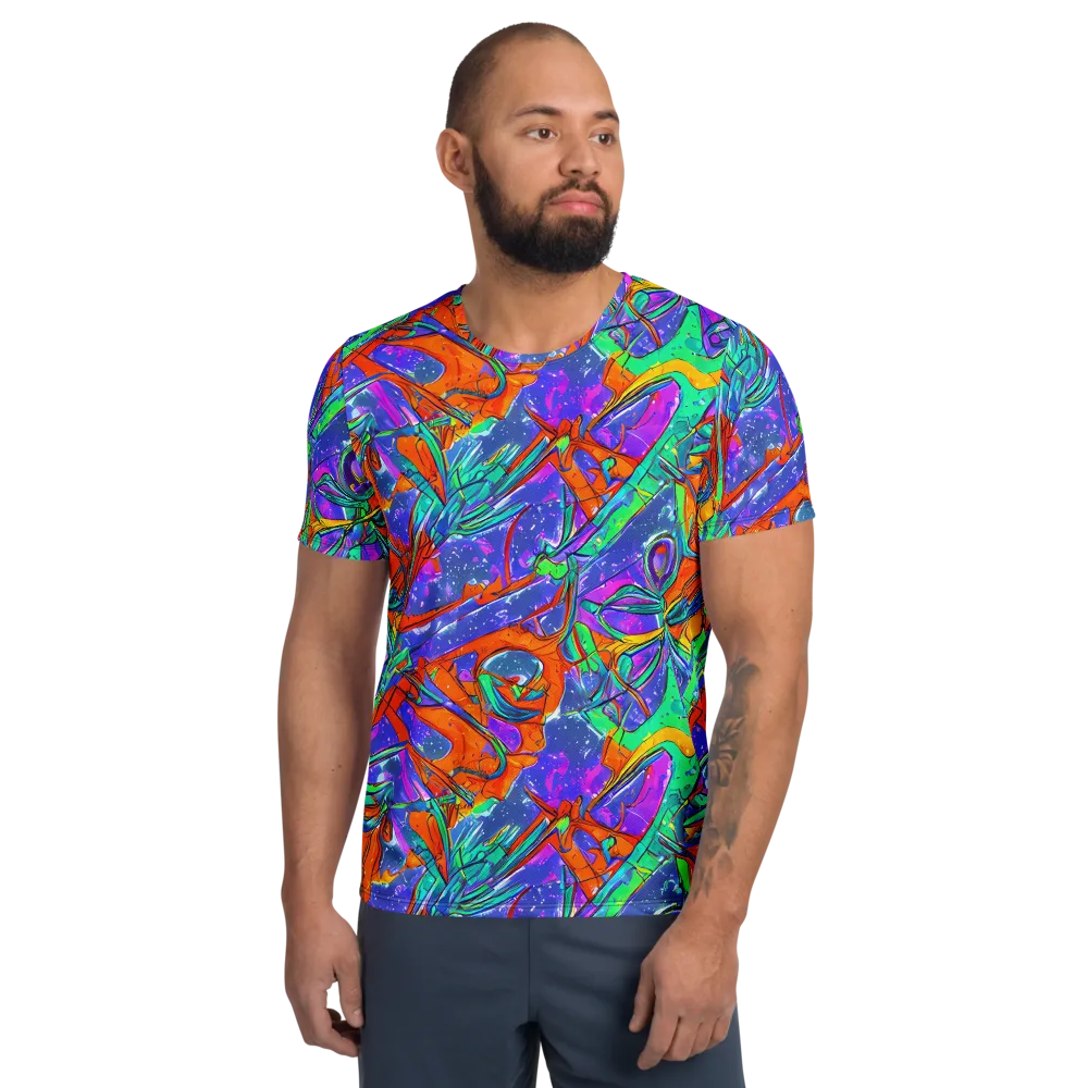 Hypercolor Splash on Men's Athletic T-Shirt — Front