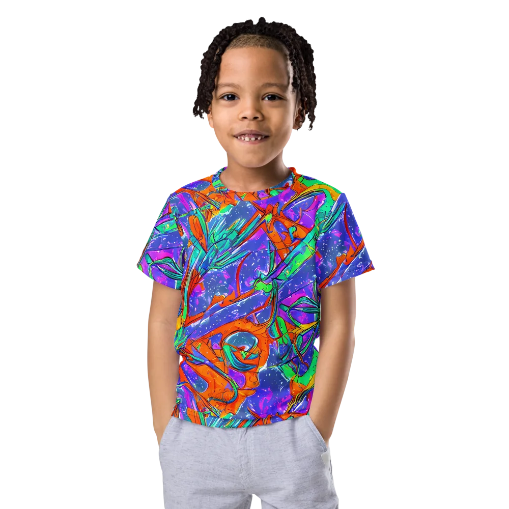 Hypercolor Splash on Kids Crew Neck T-Shirt — Front