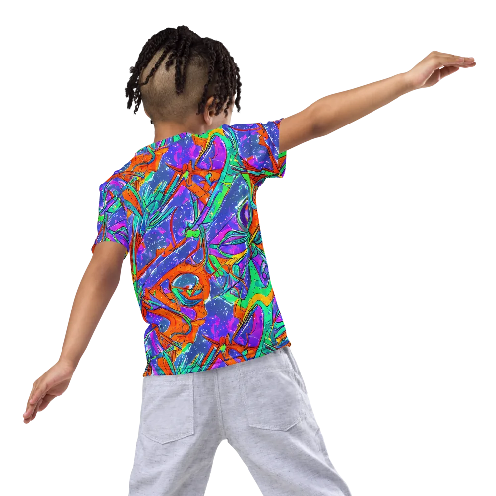 Hypercolor Splash on Kids Crew Neck T-Shirt — Back