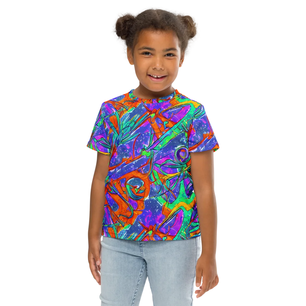 Hypercolor Splash on Kids Crew Neck T-Shirt — Front