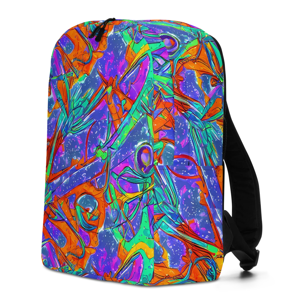 Hypercolor Splash on Minimalist Backpack — Left