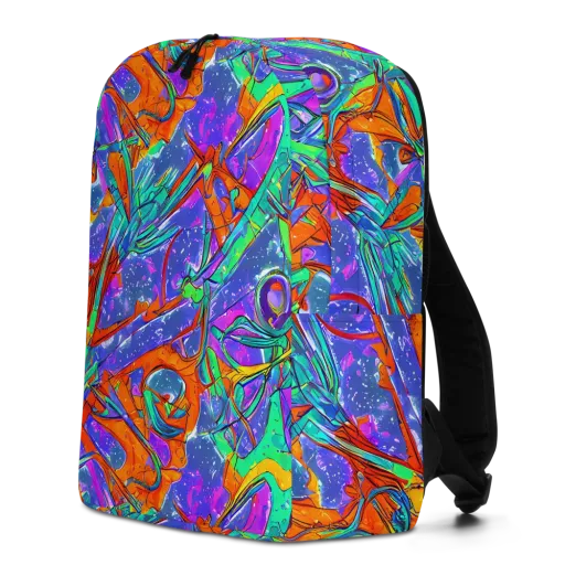Hypercolor Splash on a Minimalist Backpack
