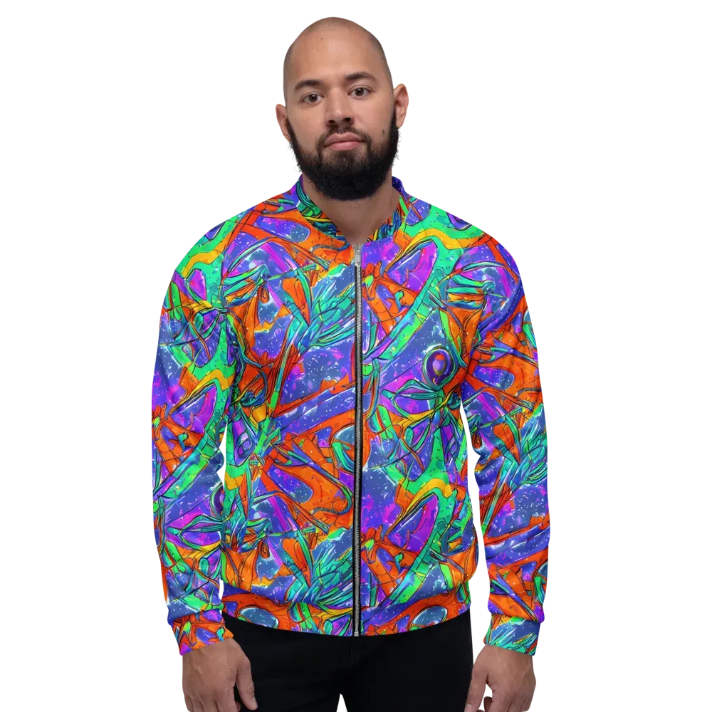 Hypercolor Splash on Bomber Jacket — Front