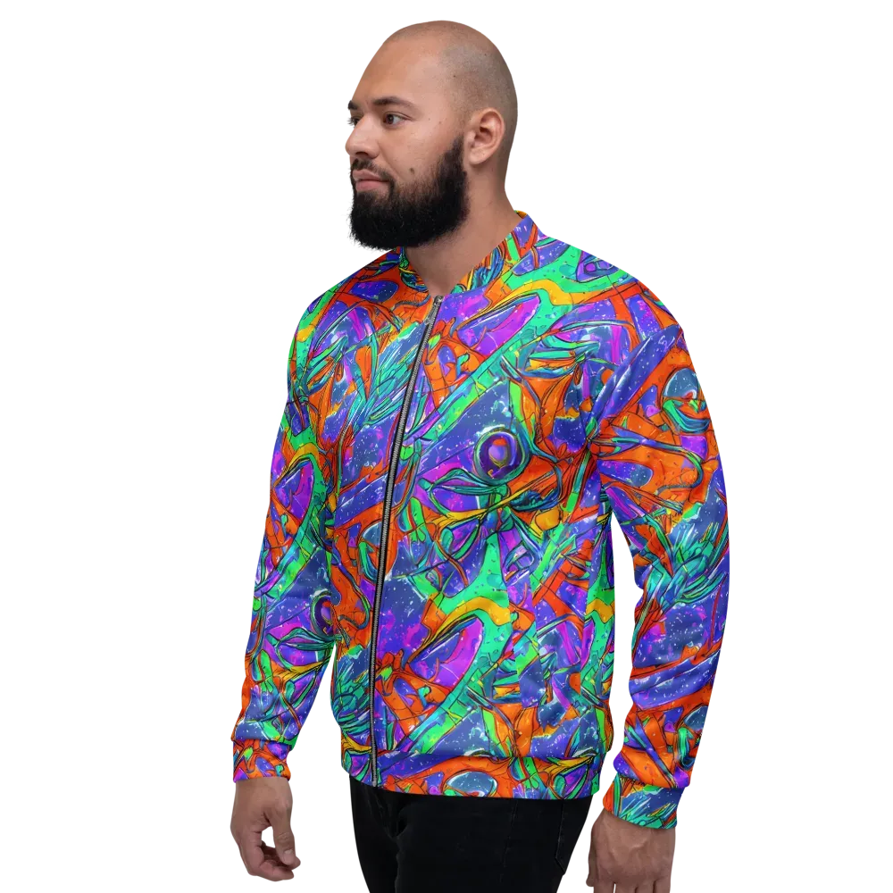 Hypercolor Splash on Bomber Jacket — Left