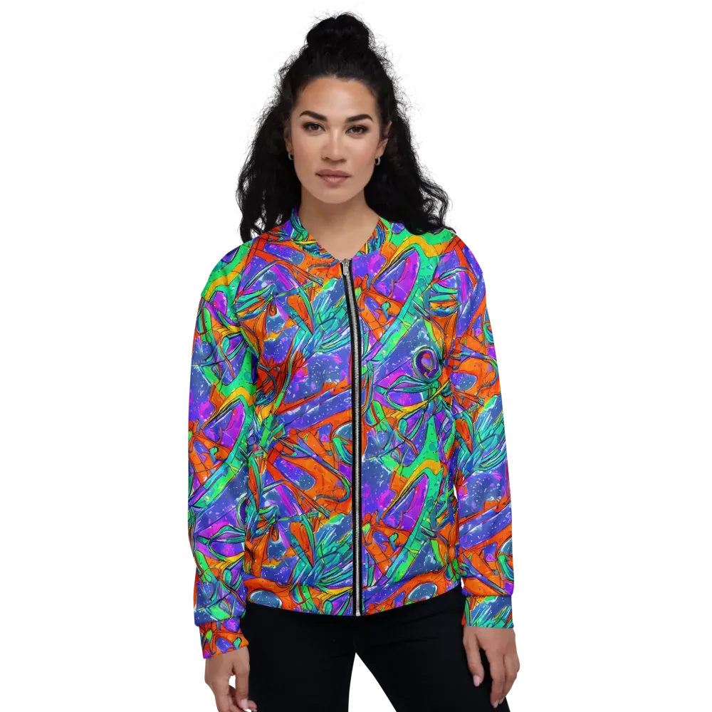 Hypercolor Splash on Bomber Jacket — Front