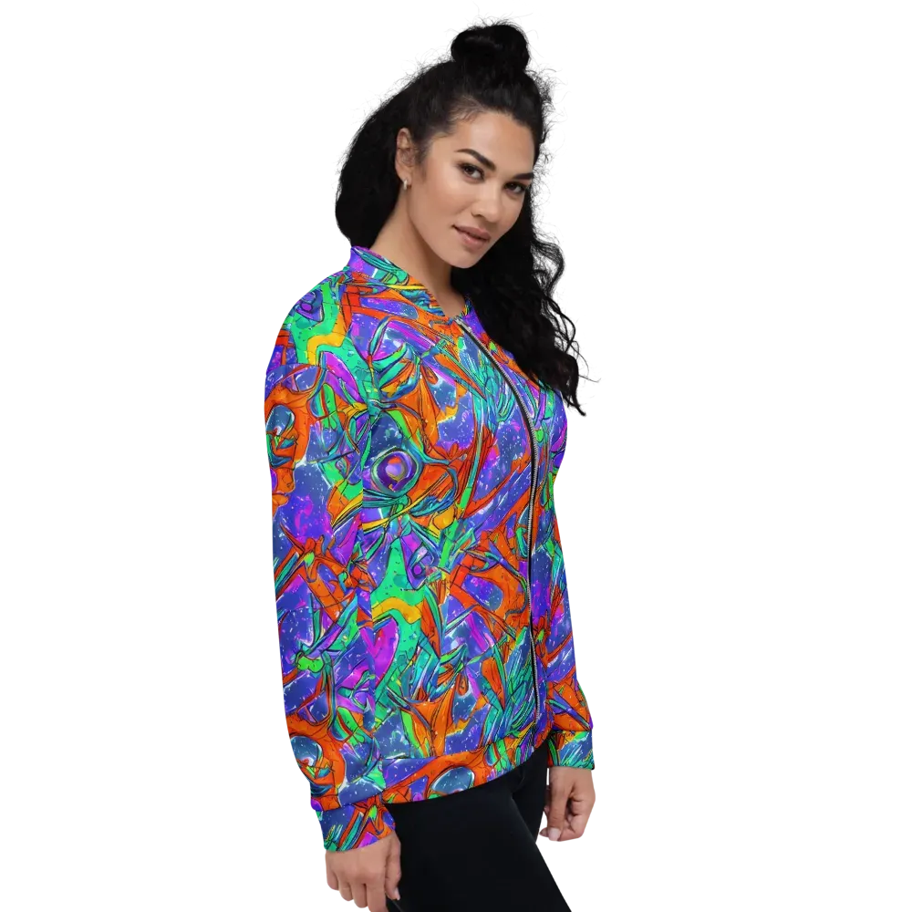 Hypercolor Splash on Bomber Jacket — Right