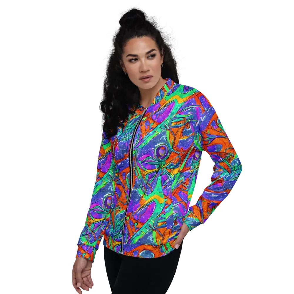 Hypercolor Splash on Bomber Jacket — Left