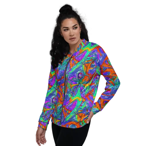 Hypercolor Splash on a Bomber Jacket