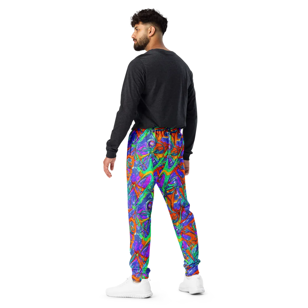 Hypercolor Splash on Men's Joggers — Back