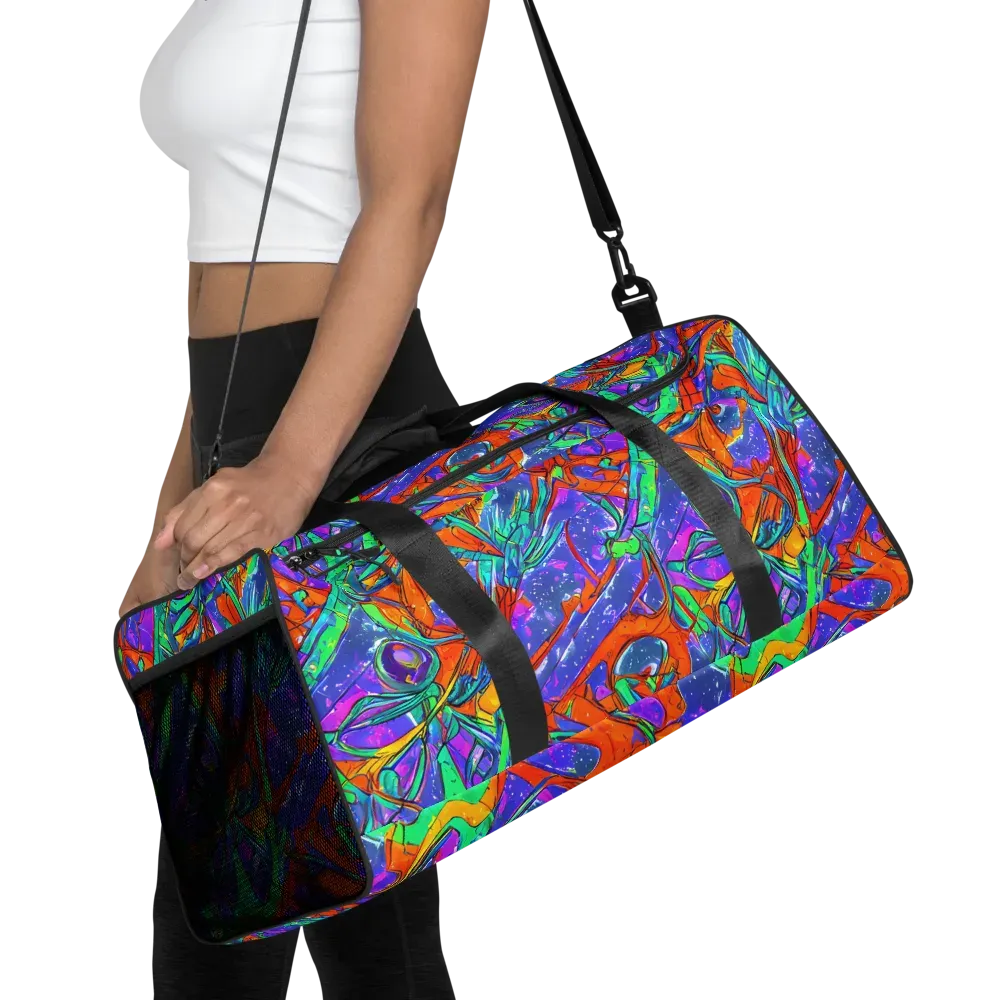 Hypercolor Splash on Duffle Bag — Front
