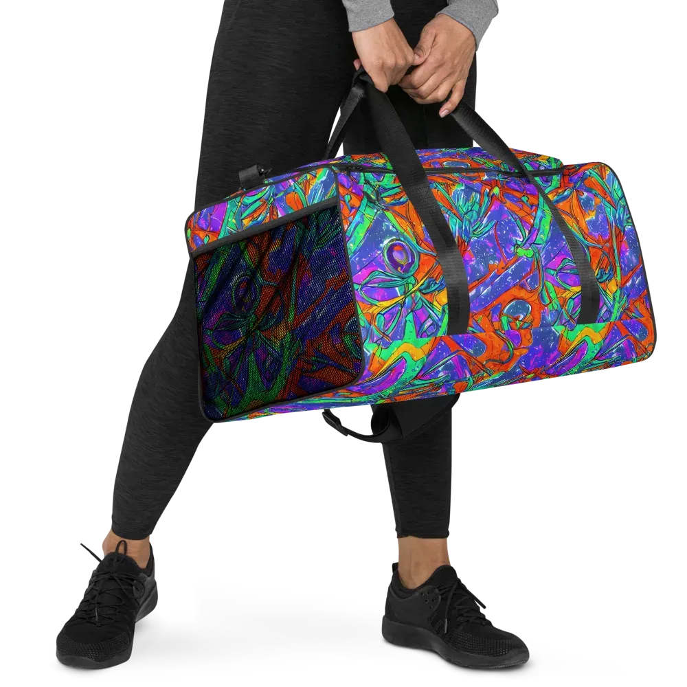 Hypercolor Splash on Duffle Bag — Right Front