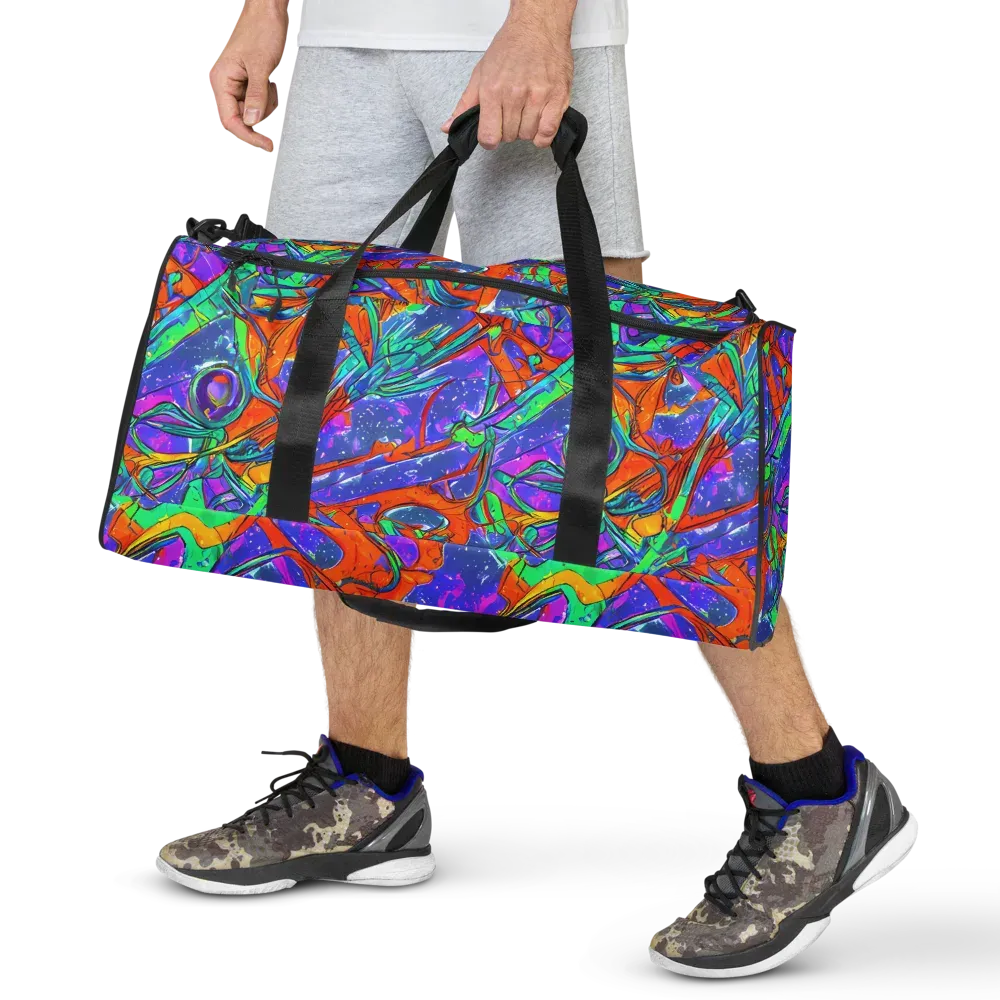 Hypercolor Splash on Duffle Bag — Front