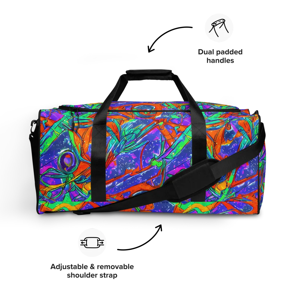 Hypercolor Splash on Duffle Bag — Front