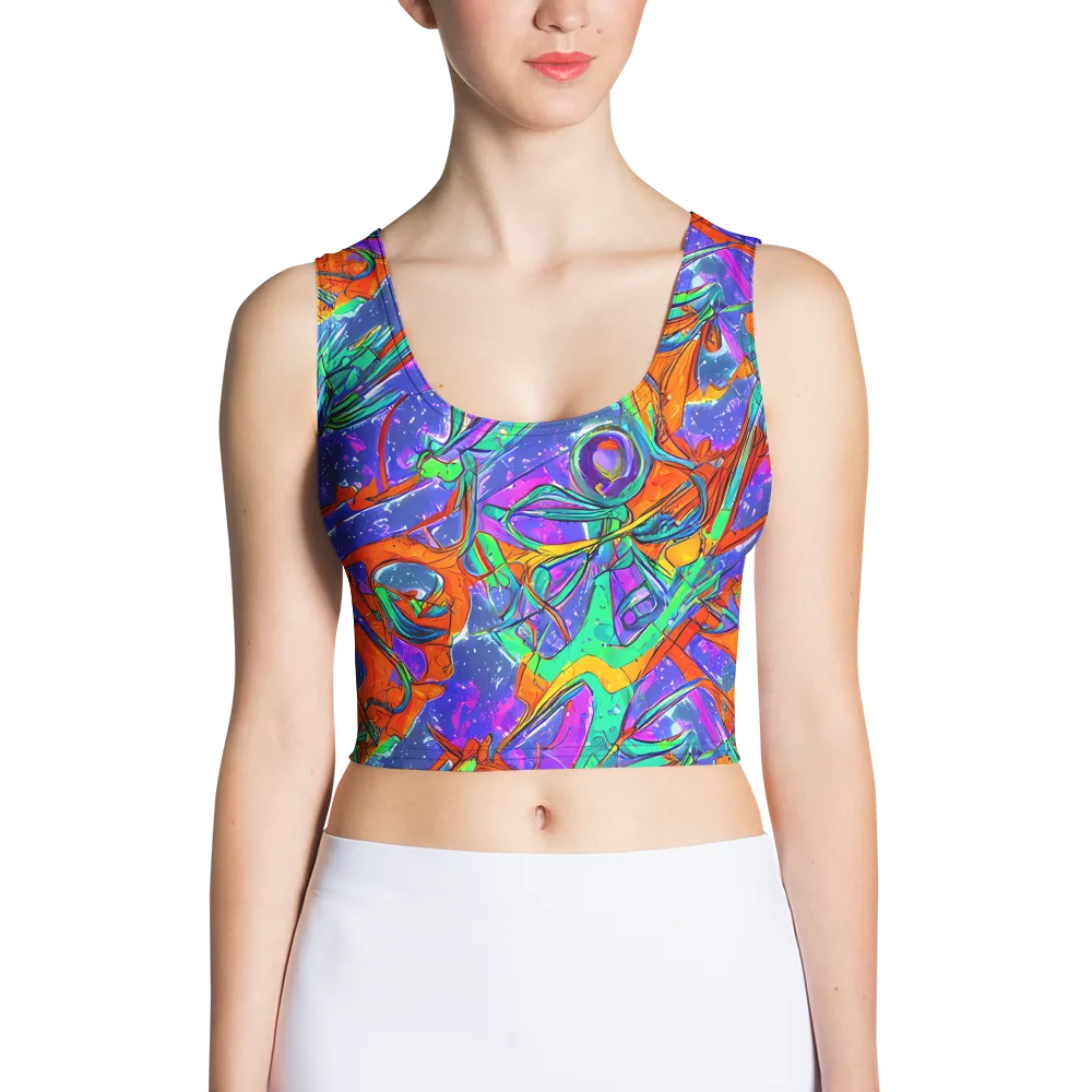 Hypercolor Splash on Crop Top — Front