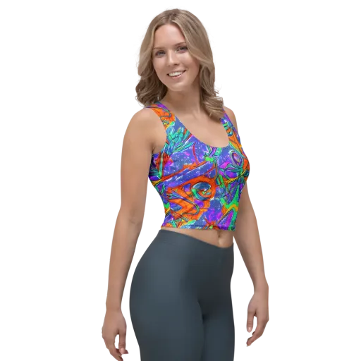Hypercolor Splash on a Crop Top