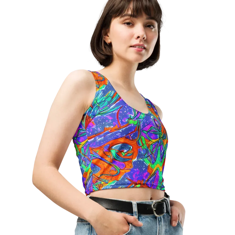 Hypercolor Splash on Crop Top — Right Front
