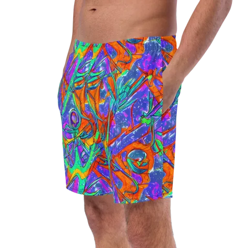 Hypercolor Splash on a Swim Trunks
