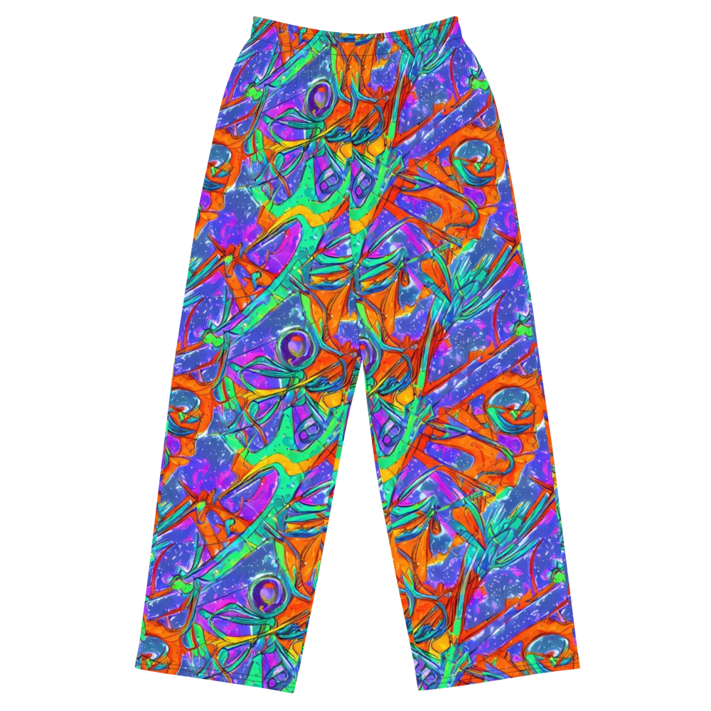 Hypercolor Splash on Wide-Leg Pants — Front
