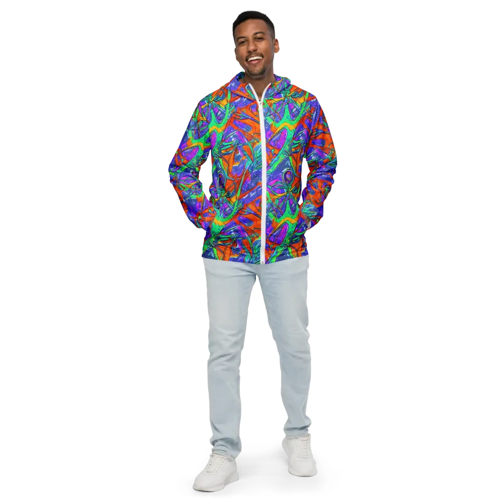 Hypercolor Splash on Men's Windbreaker — Front