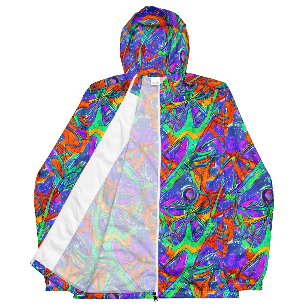 Hypercolor Splash on Men's Windbreaker — Front