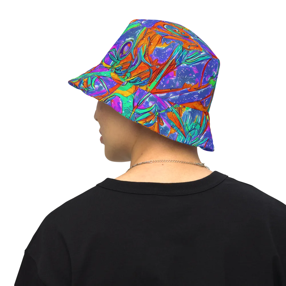 Hypercolor Splash on Reversible Bucket Hat — Back Inside