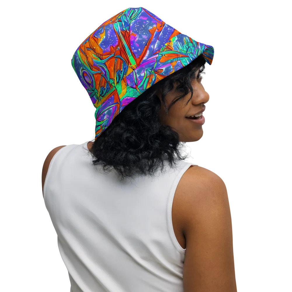 Hypercolor Splash on Reversible Bucket Hat — Right Outside