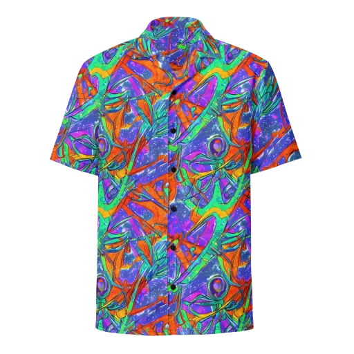 Hypercolor Splash on a Button Shirt