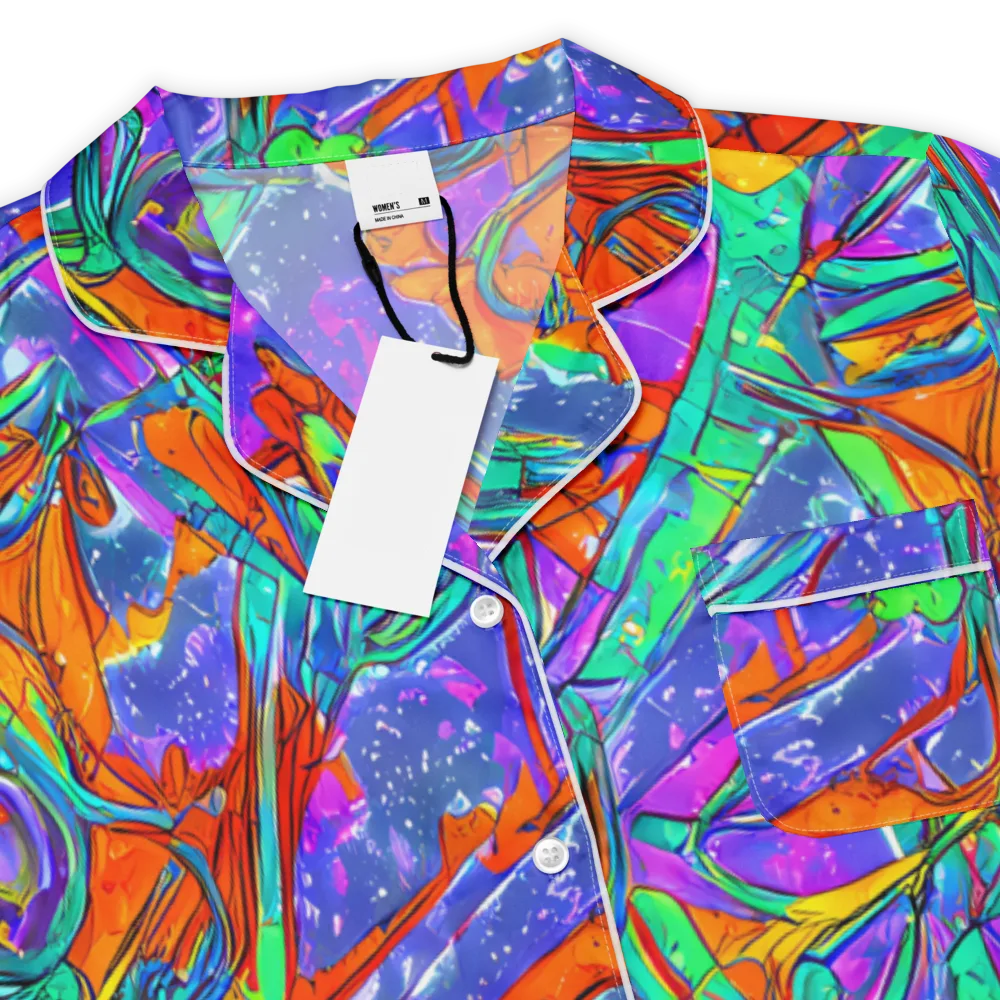 Hypercolor Splash on Women's Short Sleeve Pajama Top — Product details