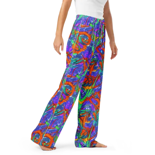 Hypercolor Splash on a Women's Pajama Pants