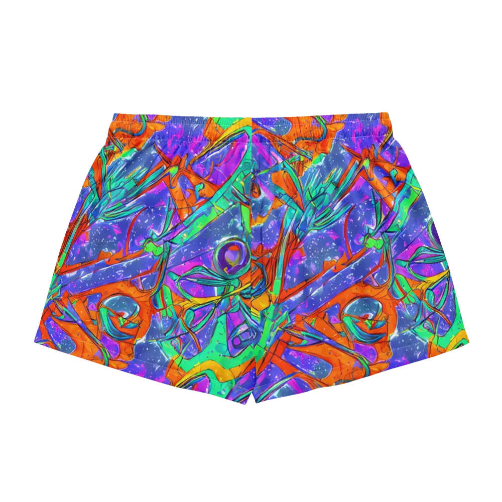 Hypercolor Splash on Women's Pajama Shorts — Back