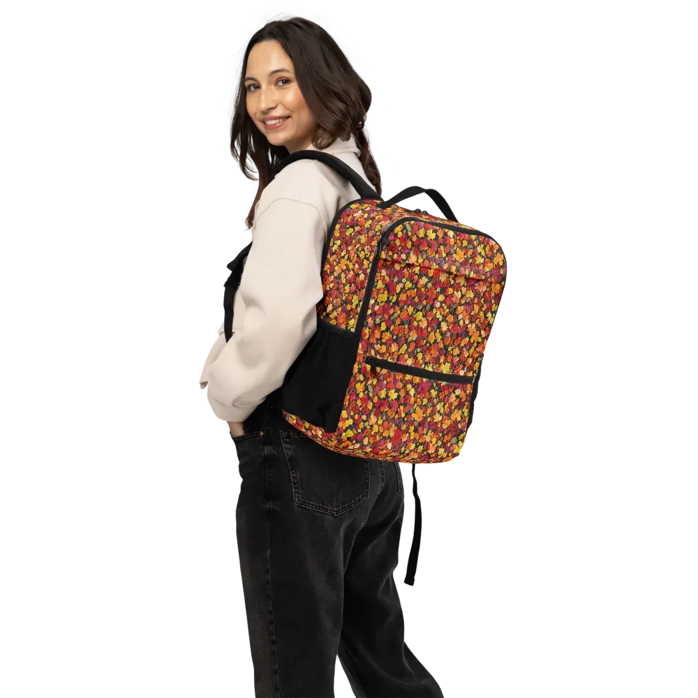 Maple Inferno on Utility Backpack — Back