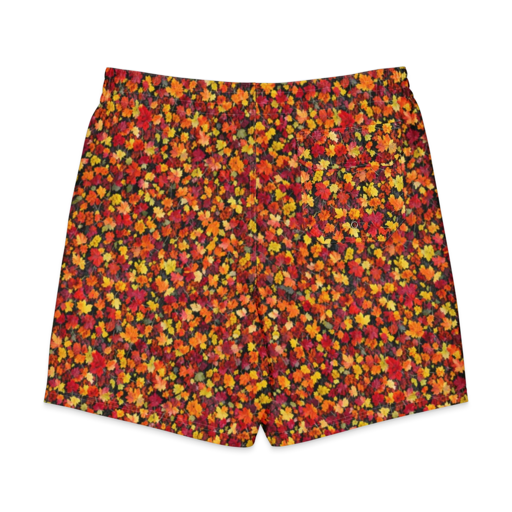 Maple Inferno on Men's Board Shorts — Back