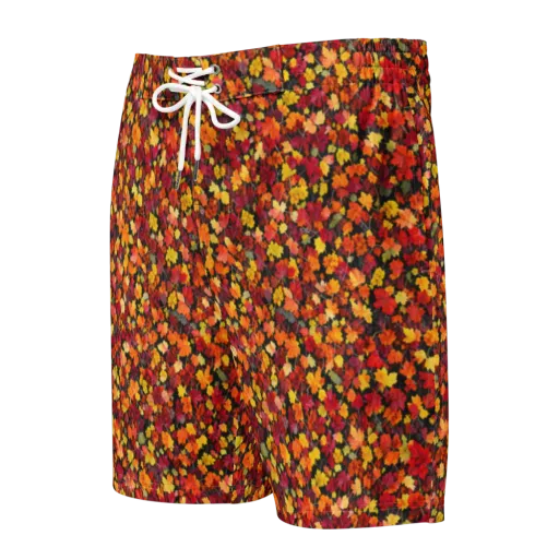 Maple Inferno on a Men's Board Shorts