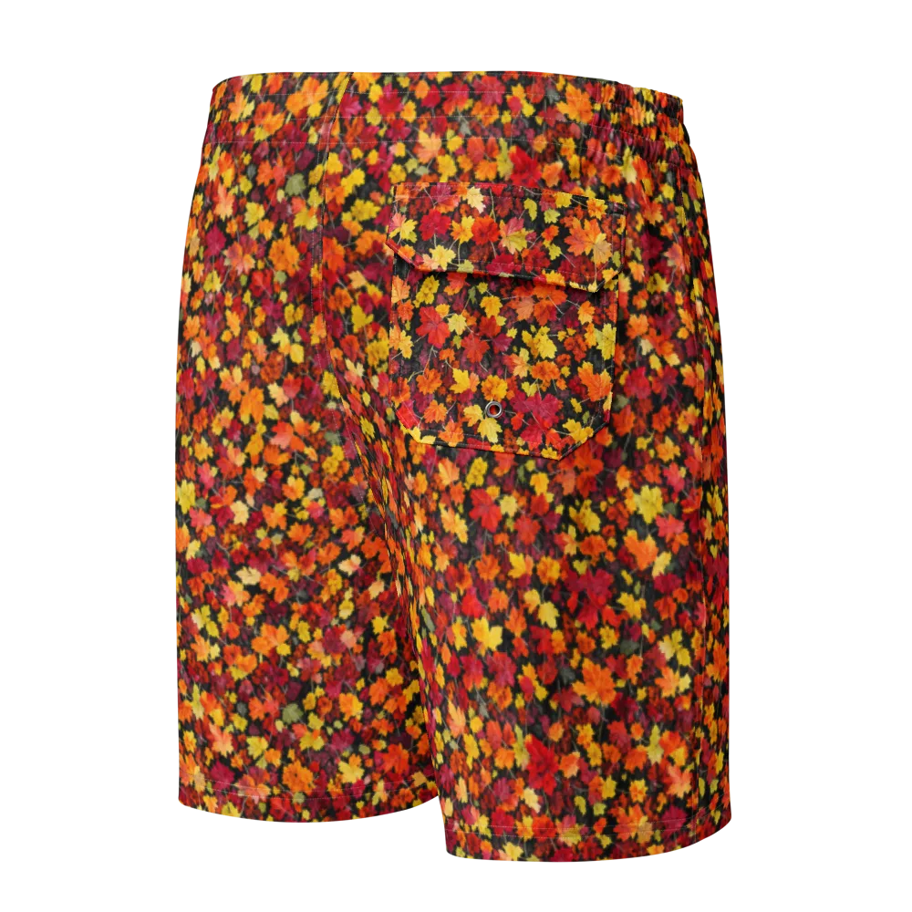 Maple Inferno on Men's Board Shorts — Back
