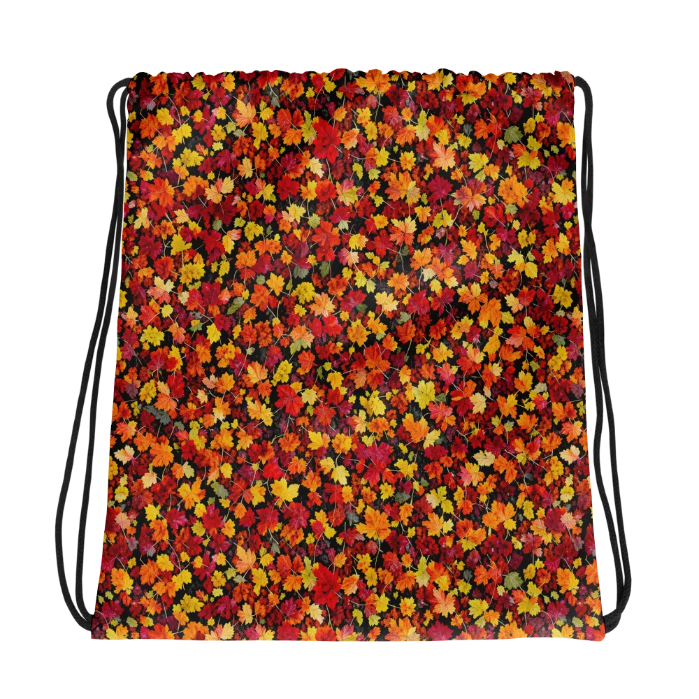 Maple Inferno on Drawstring Bag — Photo