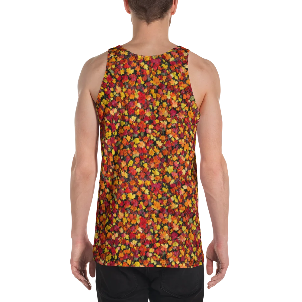 Maple Inferno on Men's Tank Top — Back