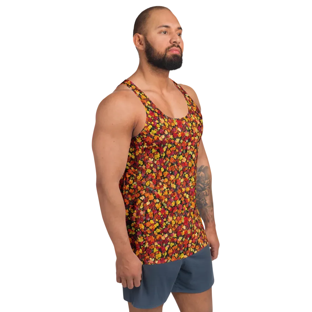 Maple Inferno on Men's Tank Top — Right Front