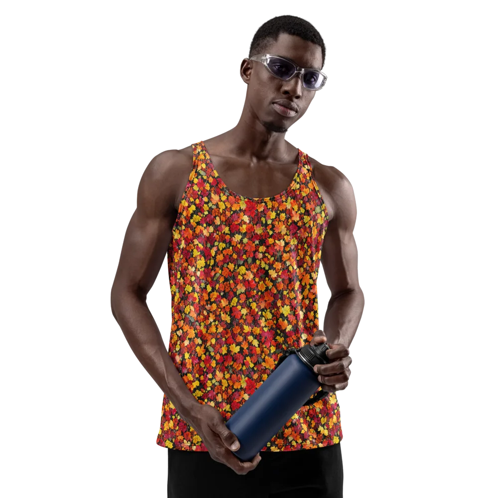 Maple Inferno on Men's Tank Top — Front