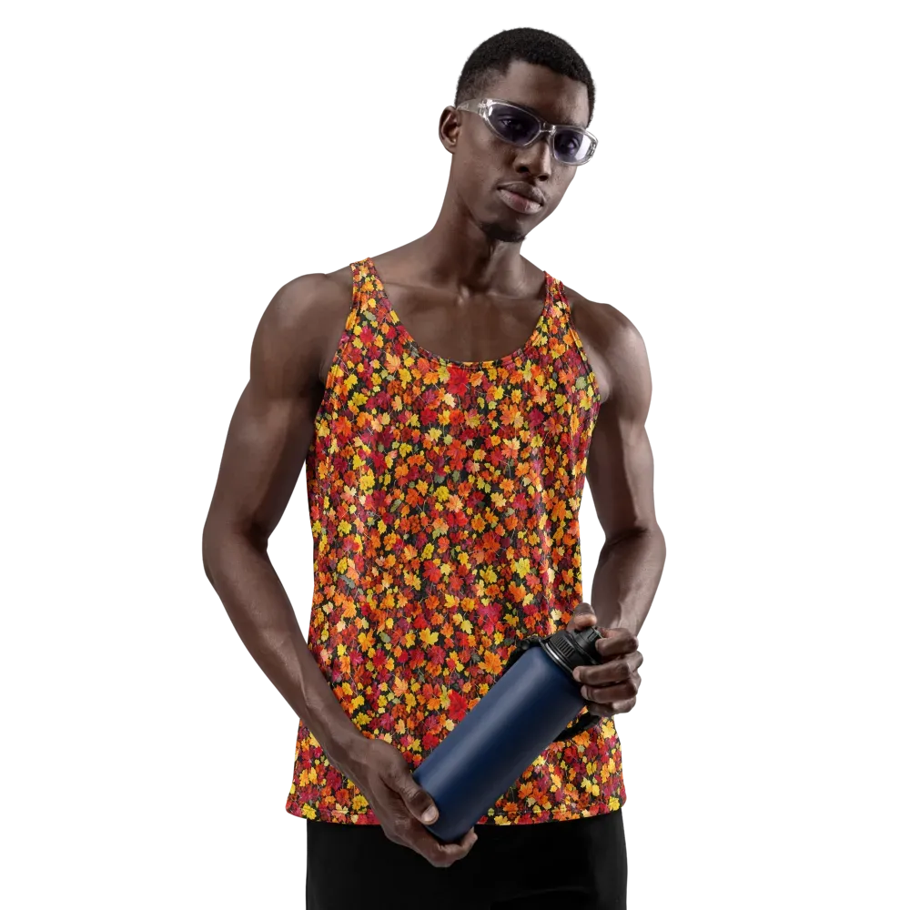 Maple Inferno on Men's Tank Top — Front