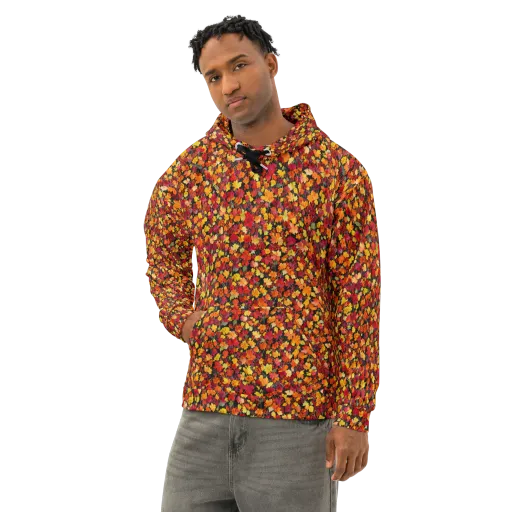 Maple Inferno on a Cotton Hoodie