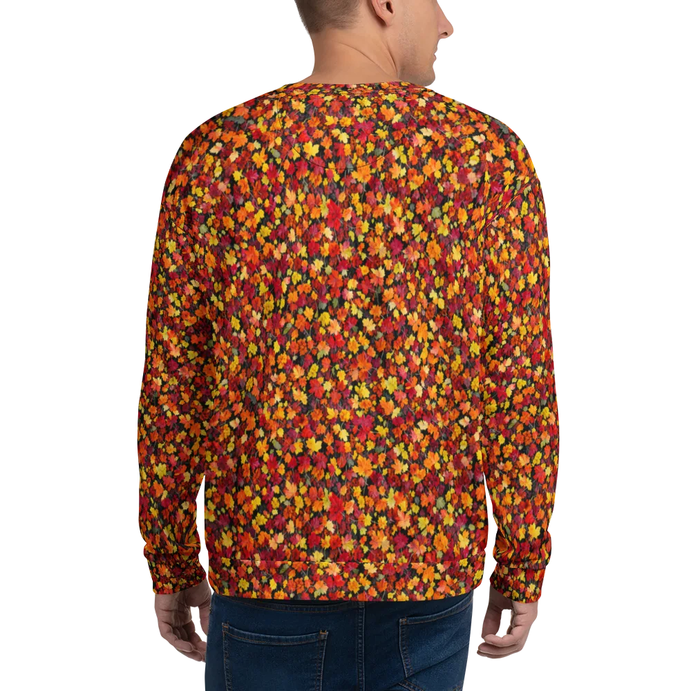 Maple Inferno on Sweatshirt — Back