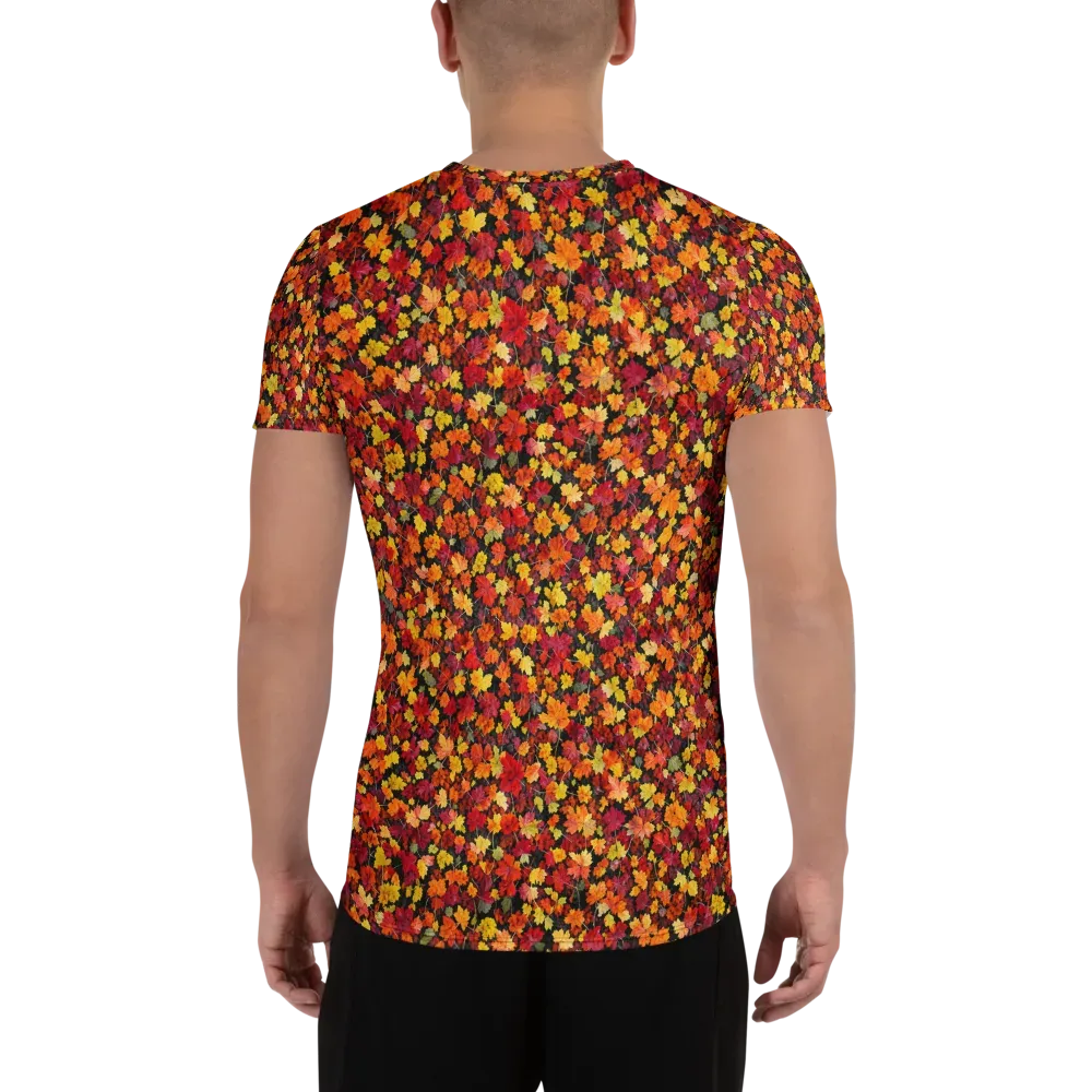 Maple Inferno on Men's Athletic T-Shirt — Back