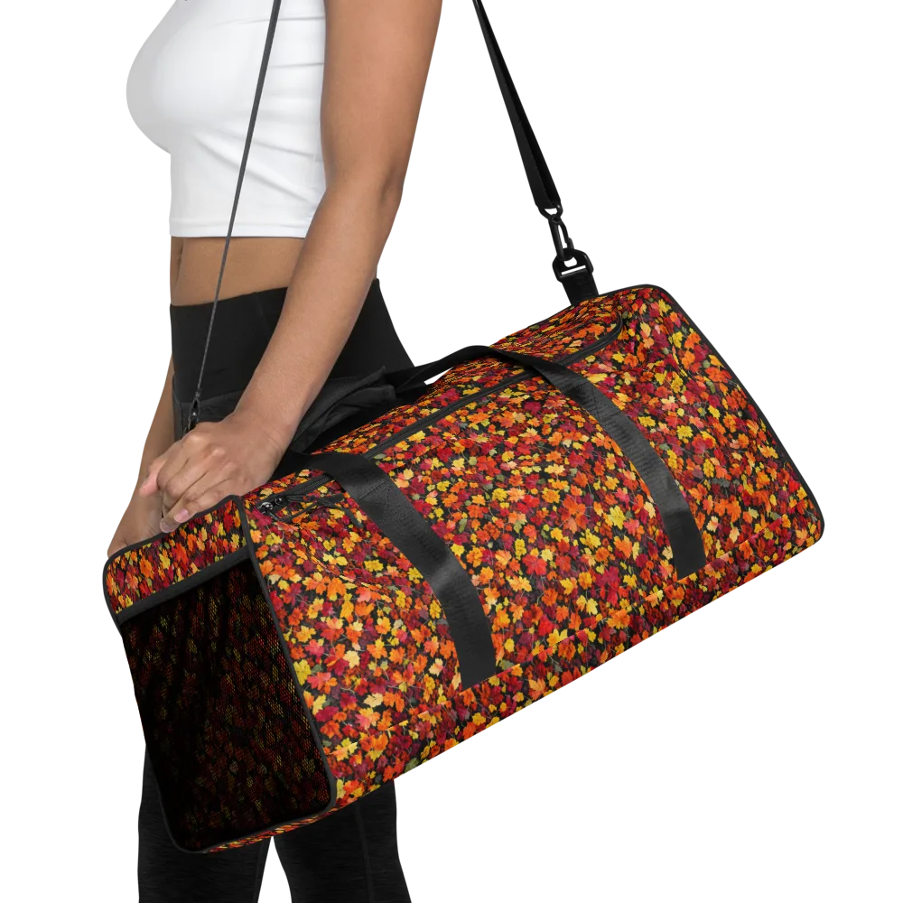 Maple Inferno on Duffle Bag — Front